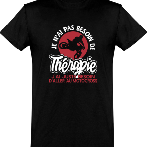 T shirt homme�therapie motocross T shirt homme�therapie motocross