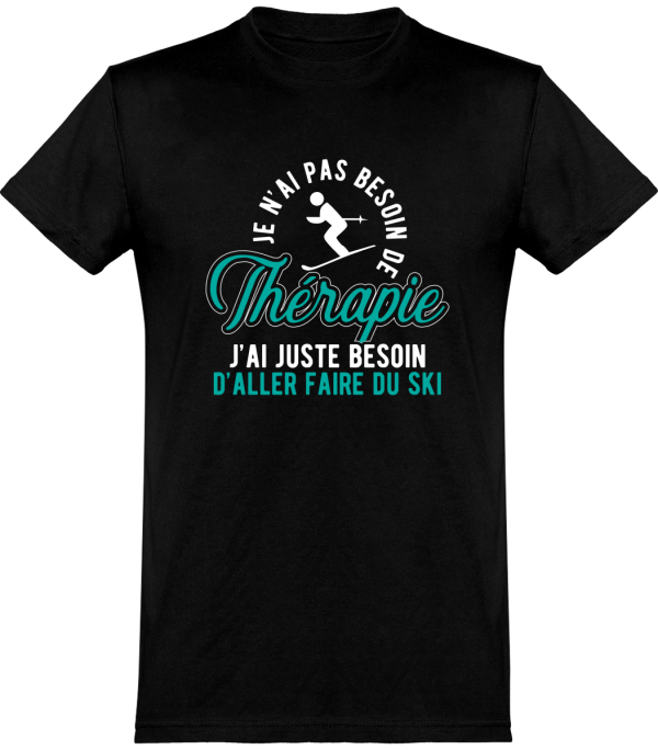 T shirt homme�therapie ski