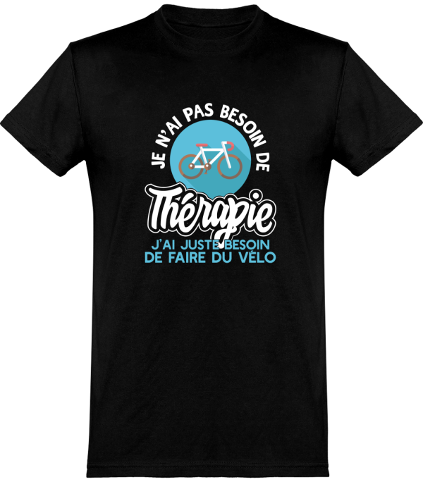 T shirt homme�therapie velo