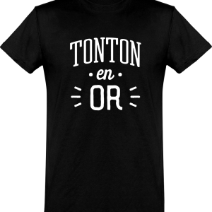 T shirt homme�tonton en or T shirt homme�tonton en or