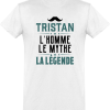 T shirt homme�tristan l’homme le mythe la legende