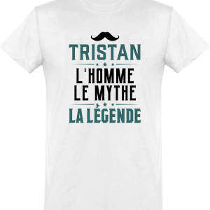 T shirt homme�tristan l’homme le mythe la legende