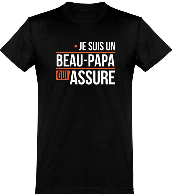 T shirt homme�un beau papa qui assure