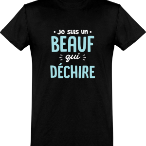 T shirt homme�un beauf qui dechire T shirt homme�un beauf qui dechire