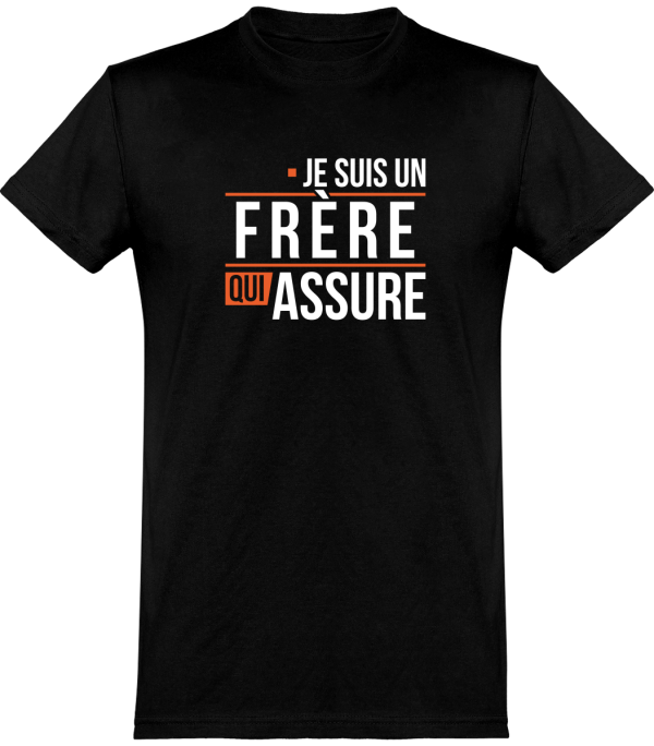 T shirt homme�un frere qui assure