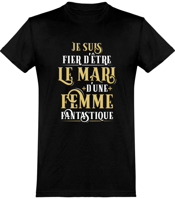 T shirt homme�un mari fier