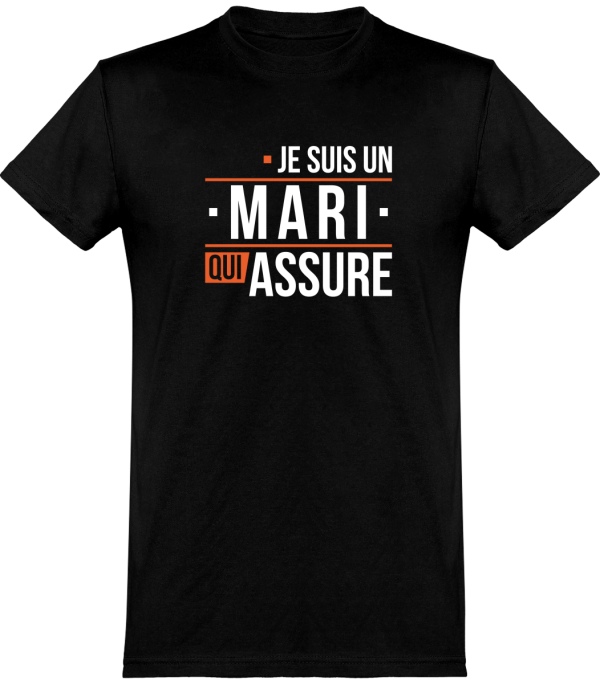 T shirt homme�un mari qui assure