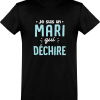 T shirt homme�un mari qui dechire