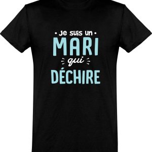 T shirt homme�un mari qui dechire T shirt homme�un mari qui dechire