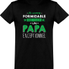 T shirt homme�un papa exceptionnel