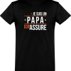 T shirt homme�un papa qui assure