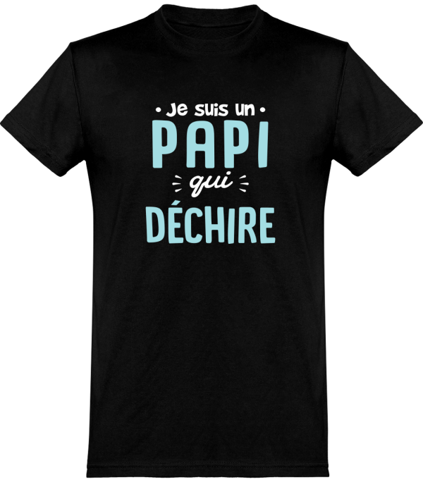 T shirt homme�un papi qui dechire