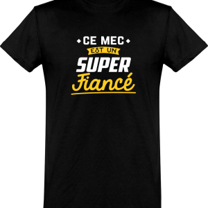 T shirt homme�un super fiance T shirt homme�un super fiance