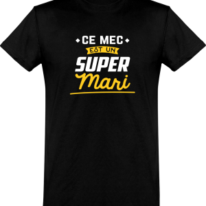 T shirt homme un super mari T shirt homme un super mari