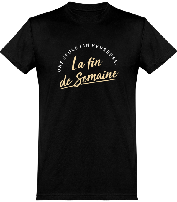 T shirt homme�une seule fin heureuse