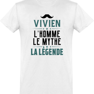 T shirt homme�vivien l’homme le mythe la legende
