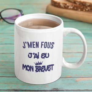 Mug – J’men Fous J’ai Eu Mon Brevet Mug – J’men Fous J’ai Eu Mon Brevet