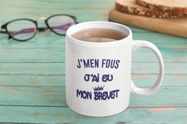 Mug – J’men Fous J’ai Eu Mon Brevet