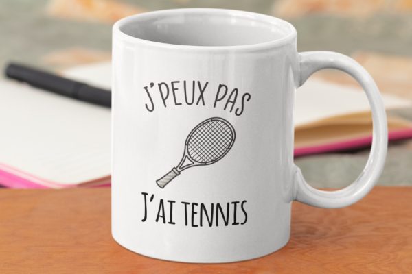 Mug – J’peux Pas J’ai Tennis