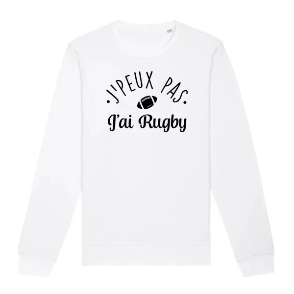 Sweat Je peux pas j_ai rugby – Pour homme