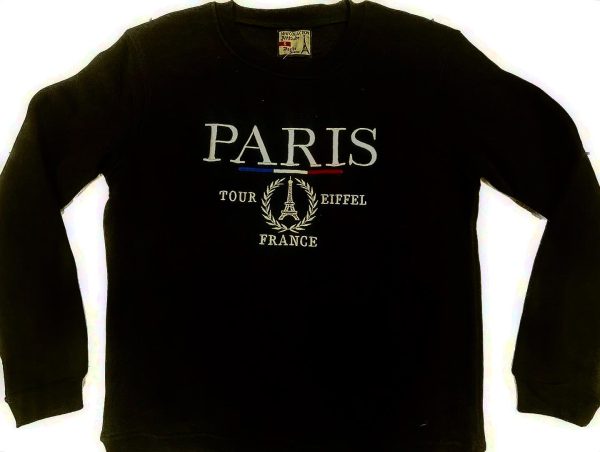 Sweat Paris France brode