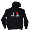 Sweat Shirt Paris coeur strass