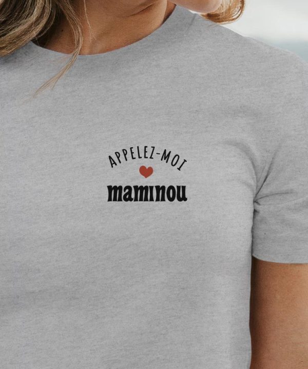 T-Shirt Appelez-moi Maminou Pour femme