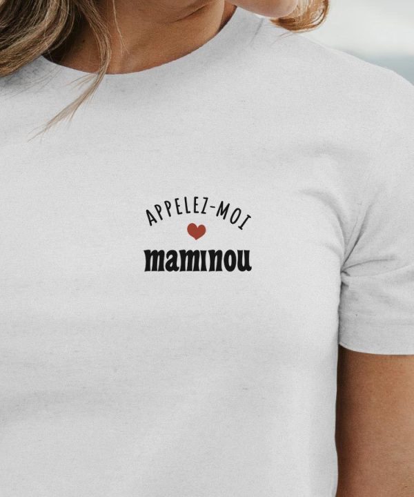 T-Shirt Appelez-moi Maminou Pour femme