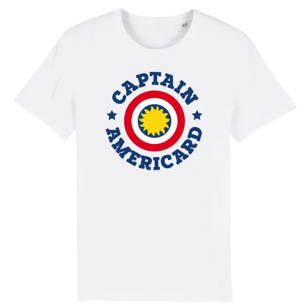 T Shirt Captain Americard – Pour Homme