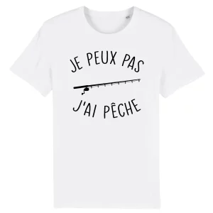 T Shirt Je peux pas j’ai peche – Pour Homme