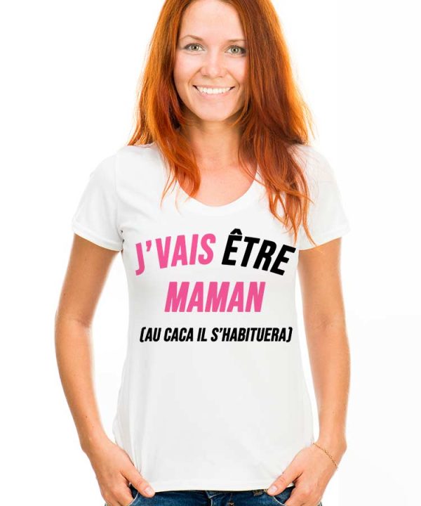 T-Shirt Je vais etre maman pour femme