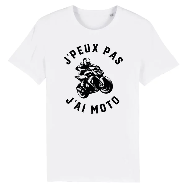 T Shirt J’peux pas j’ai moto – Pour Homme