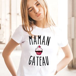 T-Shirt Maman Gateau pour femme T-Shirt Maman Gateau pour femme
