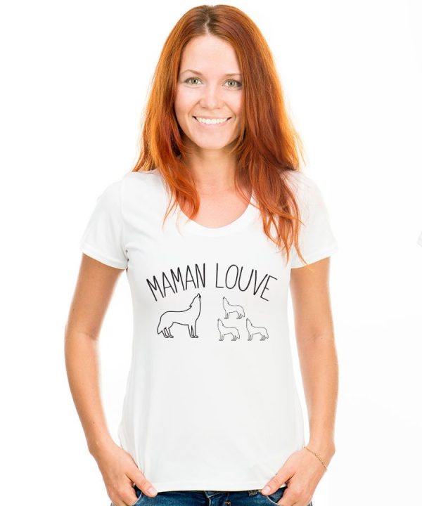 T-Shirt Maman Louve X Enfants pour femme