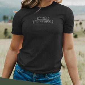 T-Shirt Maman Rockstar Pour femme T-Shirt Maman Rockstar Pour femme