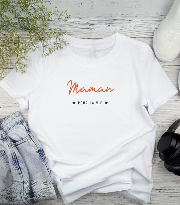 T-Shirt Maman pour la vie Pour femme