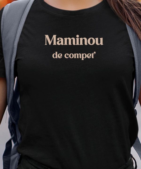 T-Shirt Maminou de compet’ Pour femme