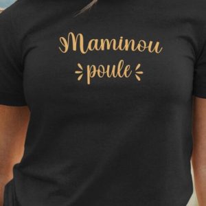 T-Shirt Maminou poule Pour femme T-Shirt Maminou poule Pour femme
