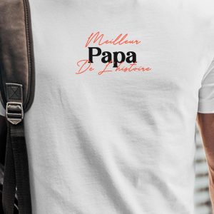 T-Shirt Meilleur Papa de l’histoire Pour homme