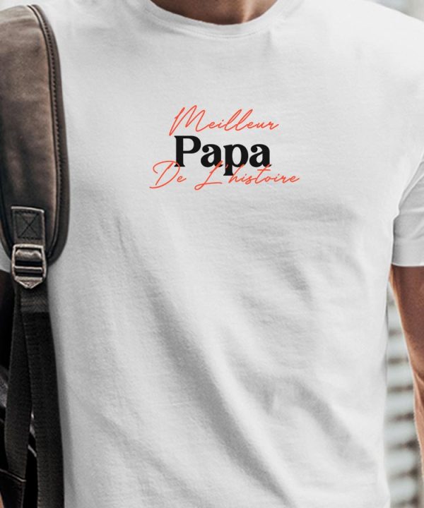 T-Shirt Meilleur Papa de l’histoire Pour homme