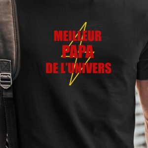 T-Shirt Meilleur Papa de l’univers Pour homme T-Shirt Meilleur Papa de l’univers Pour homme