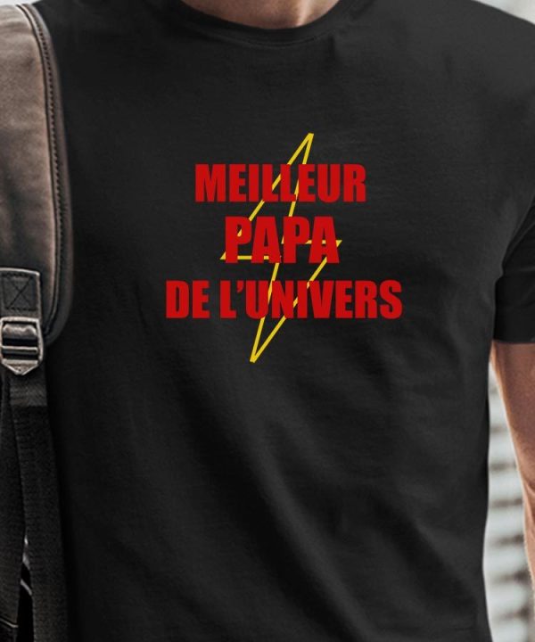 T-Shirt Meilleur Papa de l’univers Pour homme