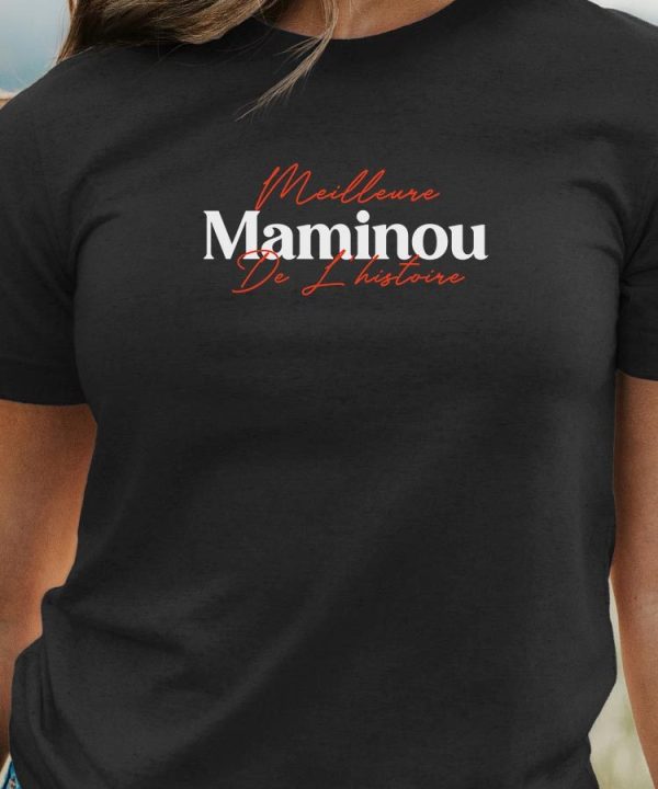 T-Shirt Meilleure Maminou de l’histoire Pour femme