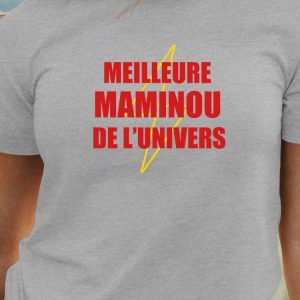 T-Shirt Meilleure Maminou de l’univers Pour femme