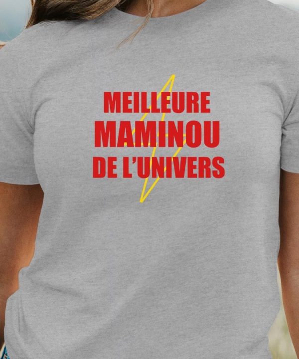 T-Shirt Meilleure Maminou de l’univers Pour femme