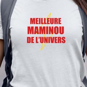 T-Shirt Meilleure Maminou de l’univers Pour femme