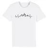 T Shirt Montagne heart beat – Pour Homme