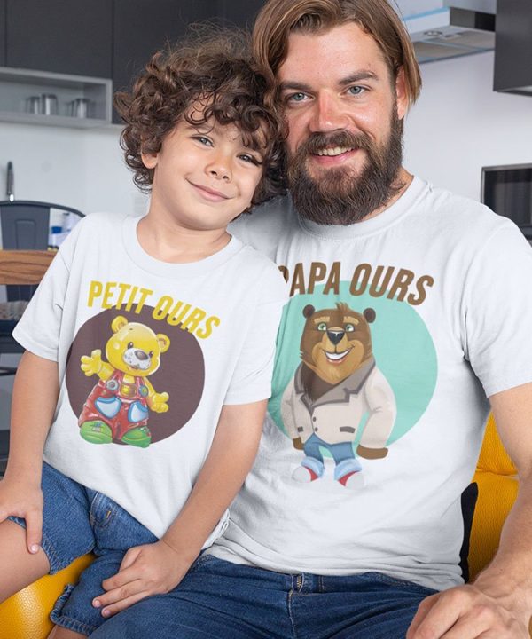 T-Shirt Papa Ours  Petit Ours Pack