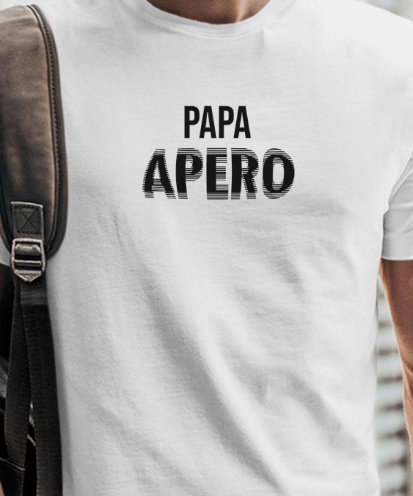 T-Shirt Papa apero face Pour homme