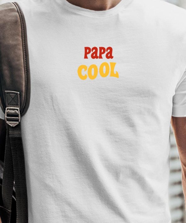 T-Shirt Papa cool disco Pour homme